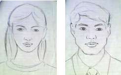 Soạn Mĩ thuật lớp 8 Bài 13: Giới thiệu tỉ lệ khuôn mặt người (ảnh 2)