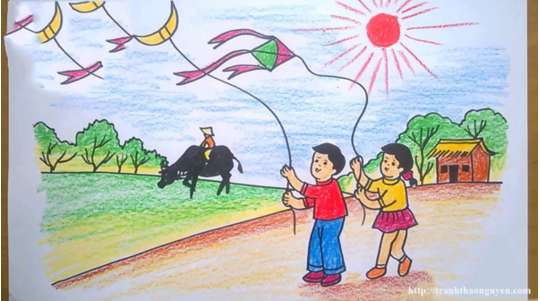 Cách Vẽ Tranh Phong Cảnh Mùa Hè | Myphamthucuc.Vn - Giáo Dục Trung Học Đồng  Nai