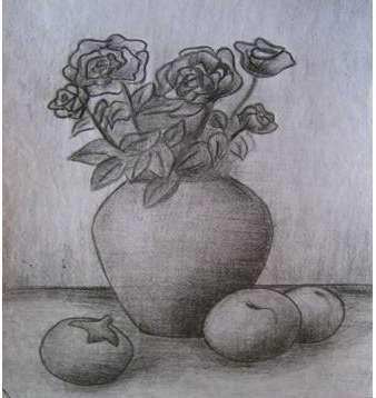 Soạn Mĩ thuật lớp 9 Bài 2: Vẽ theo mẫu - Tĩnh vật (Lọ, hoa và quả - Vẽ hình)