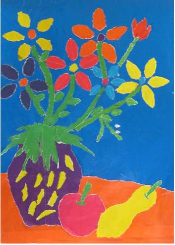 Soạn Mĩ thuật lớp 9 Bài 3: Vẽ theo mẫu - Tĩnh vật (Lọ, hoa và quả - Vẽ màu)