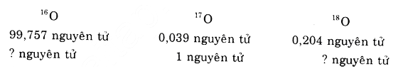 Oxi tự nhiên là một hỗn hợp các đồng vị: 99,757% 16O; 0,039% 17O; 0,204% 18O