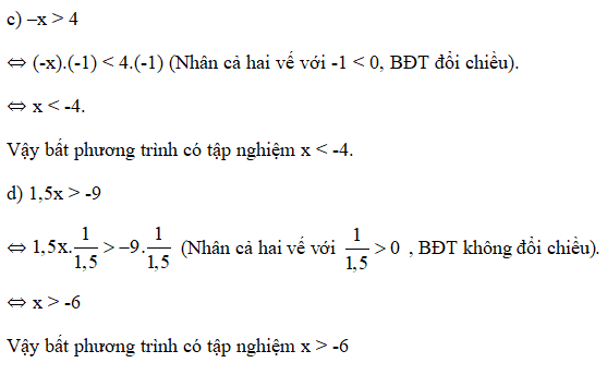 Giải Toán 8: Bài 20 trang 47 SGK Toán 8 tập 2 | Giải bài tập Toán 8