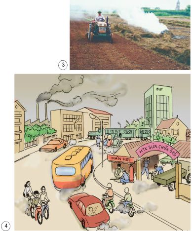 Bài 39. Không khí bị ô nhiễm | Giải bài tập Khoa học lớp 4 (ảnh 2)