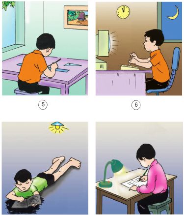 Bài 49. Ánh sáng và việc bảo vệ đôi mắt | Giải bài tập Khoa học lớp 4 (ảnh 3)