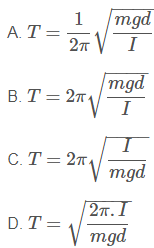 Giải bài tập Vật lý 12 nâng cao: Bài 7. Con lắc đơn. Con lắc vật lý - Toploigiai