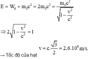 Giải bài tập Vật lý 12 nâng cao: Bài 51. Hệ thức Anh-xtanh giữa khối lượng và năng lượng - Toploigiai