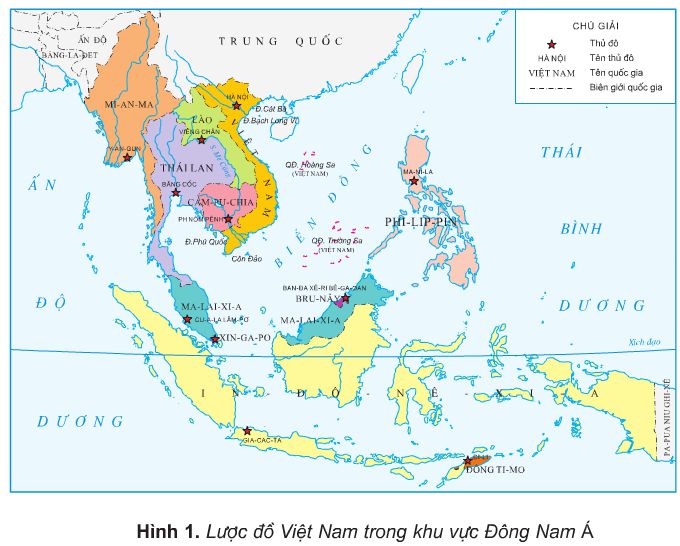Bài 1. Việt Nam - Đất nước chúng ta | Giải bài tập Địa lí lớp 5
