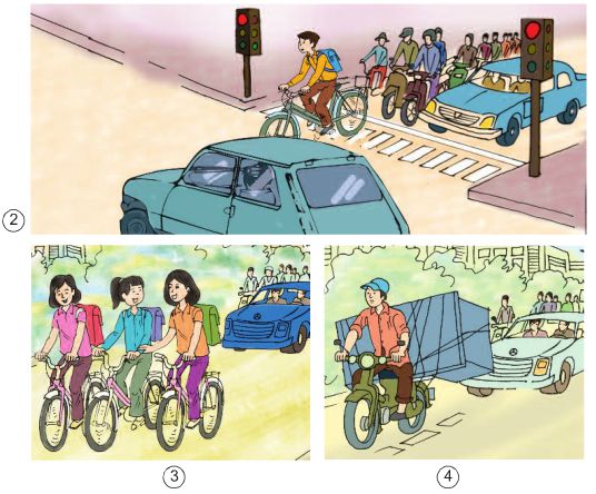 Bài 19. Phòng tránh tai nạn giao thông đường bộ | Giải bài tập Khoa học lớp 5 (ảnh 2)