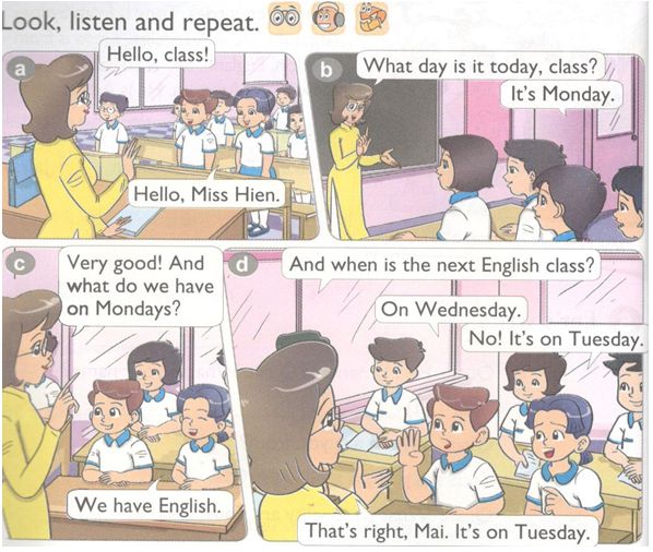 Lesson 1 Unit 3 lớp 4 (trang 18, 19 SGK Tiếng Anh 4) | Giải Tiếng Anh lớp 4