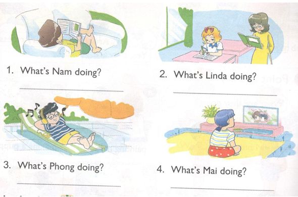 Lesson 1 Unit 9 lớp 4 (trang 58, 59 SGK Tiếng Anh 4) | Giải Tiếng Anh lớp 4 (ảnh 4)