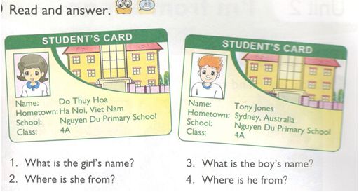 Lesson 3 Unit 1 lớp 4 (trang 10, 11 SGK Tiếng Anh 4) | Giải Tiếng Anh lớp 4 (ảnh 3)