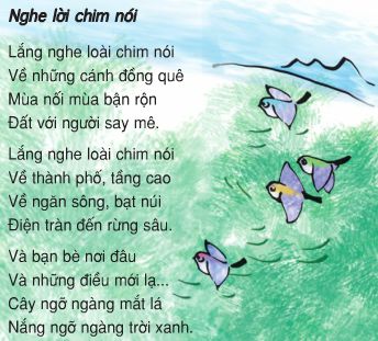 Tiếng Việt lớp 4: Chính tả (Nghe - viết). Nghe lời chim nói | Giải Tiếng Việt lớp 4 