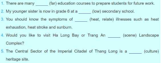 Soạn Anh 11: Review 3. Language | Giải Anh 11 mới - TopLoigiai 