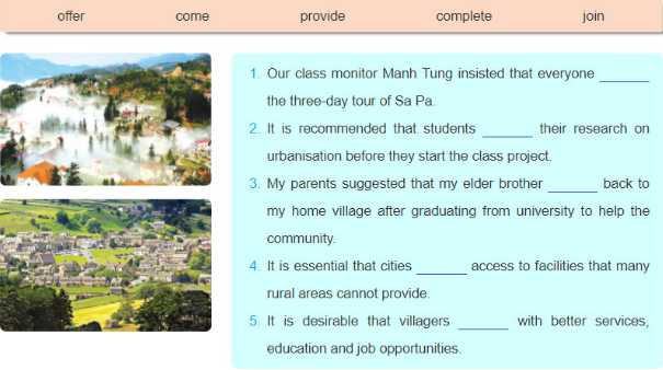 Soạn Anh 12: Review 1. Language  | Giải Anh 12 mới - TopLoigiai 