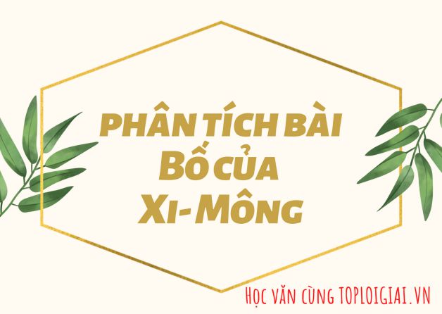 Dàn ý phân tích bài Bố của Xi-mông - Toploigiai