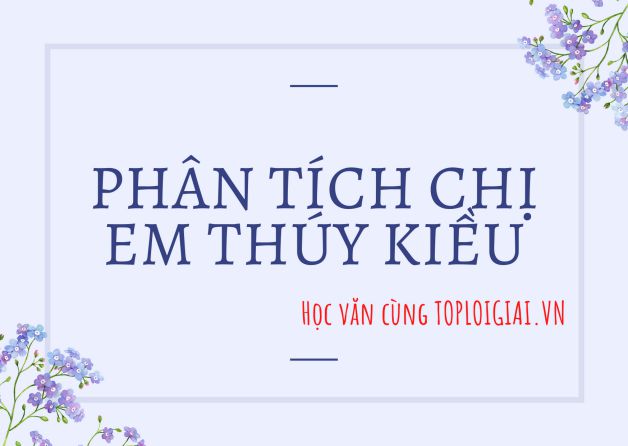 Dàn ý phân tích bài thơ Chị em Thúy Kiều - Toploigiai