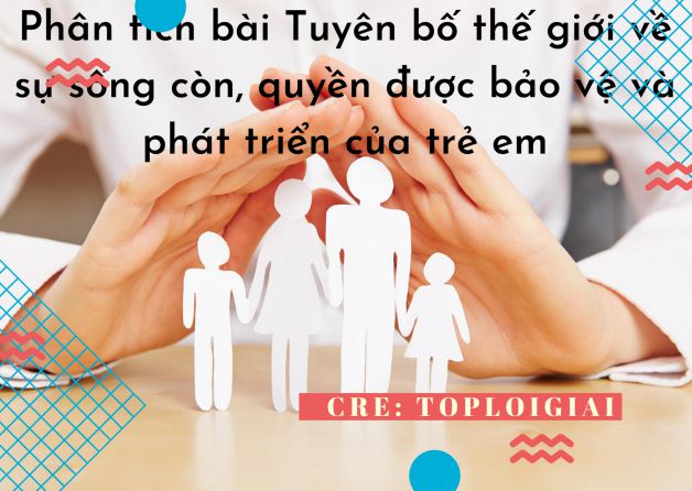 Dàn ý phân tích bài Tuyên bố thế giới về sự sống còn, quyền được bảo vệ và phát triển của trẻ em - Toploigiai
