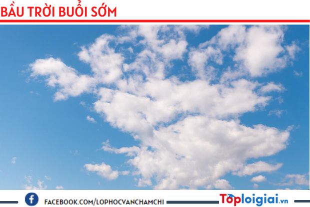 Tả về bầu trời buổi sớm lớp 3 ngắn gọn nhất