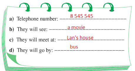 Tiếng Anh 7: Unit 2. Telephone numbers  | Giải Tiếng Anh 7 hay nhất 