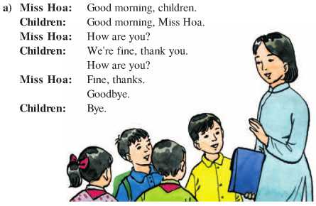 Tiếng Anh lớp 6: B. Good morning (Trả lời câu hỏi Trả lời câu hỏi phần 1-6 trang 14-16 SGK Tiếng Anh lớp 6) | Giải Tiếng Anh lớp 6 hay nhất 
