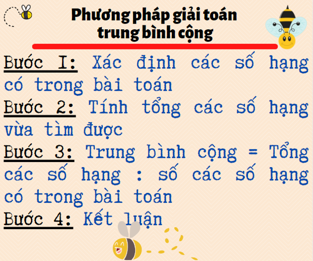 Cách giải toán lớp 4 dạng bài tìm số trung bình cộng (ảnh 3)