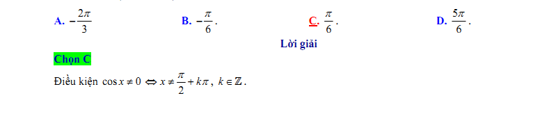 Đề kiểm tra 1 tiết Toán 11 Chương 1 Đại số - Đề 4 - Toploigiai