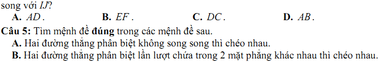 Đề kiểm tra 1 tiết Toán 11 Chương 2 Hình học - Đề 12 I Toploigiai