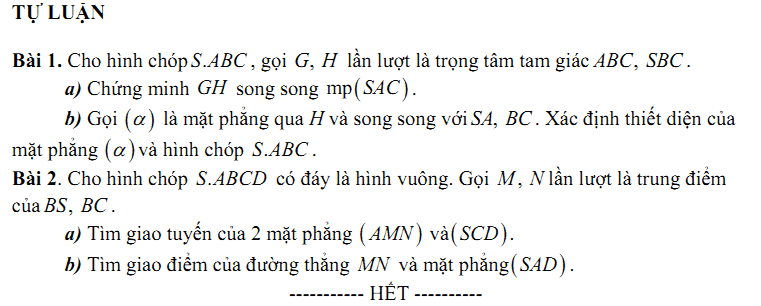 Đề kiểm tra 1 tiết Toán 11 Chương 2 Hình học - Đề 12 I Toploigiai