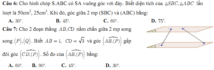 Đề kiểm tra 1 tiết Toán 11 Chương 3 Hình học - Đề 8 I Toploigiai