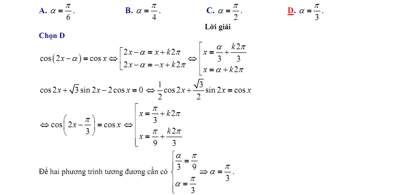Đề kiểm tra 1 tiết Toán 11 Chương 1 Đại số - Đề 11 - Toploigiai