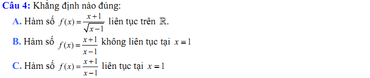 Đề kiểm tra 1 tiết Toán 11 Chương 4 Đại số - Đề 17 I Toploigiai