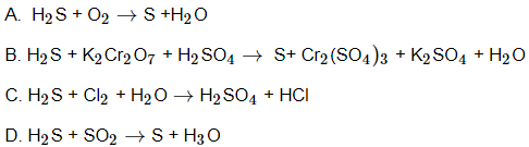 Trắc nghiệm Hóa 10 Bài 32: Hidrosunfua – Lưu huỳnh đioxit – Lưu huỳnh trioxit - Toploigiai