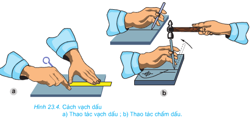 Lý thuyết Công nghệ 8: Bài 23. Đo và vạch dấu – TopLoigiai (ảnh 3)