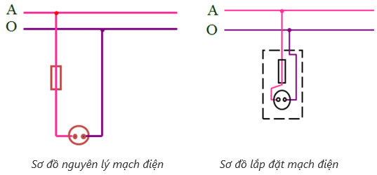 Lý thuyết & Trắc nghiệm Công nghệ 8 Bài 55: Sơ đồ điện (ảnh 3)