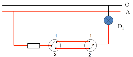 Lý thuyết Công nghệ 9: Bài 9. Thực hành lắp mạch điện hai công tắc ba cực điều khiển một đèn – TopLoigiai (ảnh 4)