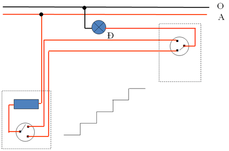Lý thuyết Công nghệ 9: Bài 9. Thực hành lắp mạch điện hai công tắc ba cực điều khiển một đèn – TopLoigiai (ảnh 5)