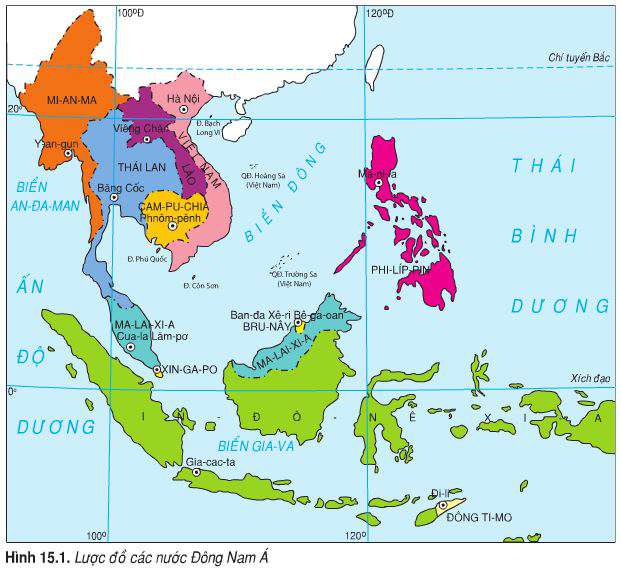 Lý thuyết Địa 8: Bài 15. Đặc điểm dân cư, xã hội Đông Nam Á | Giải Địa 8 - TopLoigiai