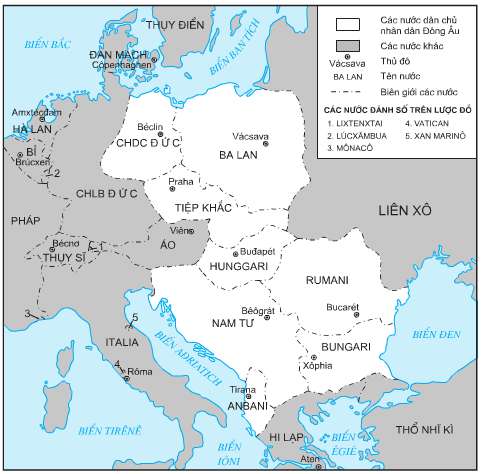 Lý thuyết Sử 9: Bài 1. Liên Xô và các nước Đông Âu từ năm 1945 đến giữa những năm 70 của thế kỉ XX
