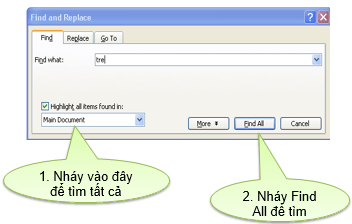 Lý thuyết Tin học 6: Bài 19. Tìm kiếm và thay thế - Chi tiết, hay nhất (ảnh 2)