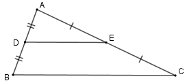 Lý thuyết Toán 8: Bài 4. Đường trung bình của tam giác, của hình thang | Giải Toán 8