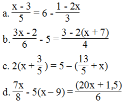 Giải SBT Toán 8: Bài 3. Phương trình đưa về dạng ax + b = 0 - Toploigiai