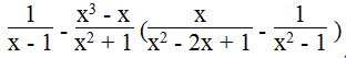 Vậy điều kiện để biểu thức xác định x ≠ ± 1