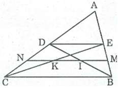 Giải SBT Toán 8: Bài 4. Đường trung bình của tam giác, của hình thang - Toploigiai