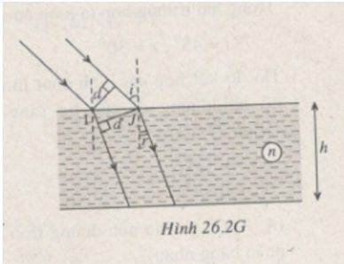 Giải SBT Vật Lý 11: Bài 26. Khúc xạ ánh sáng |  Lời giải sách bài tập Vật lý 11 (ảnh 7)