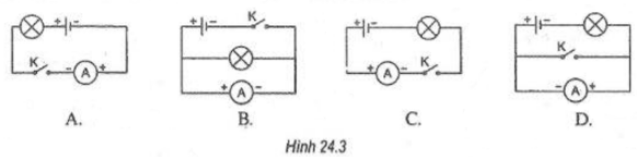 Giải SBT Vật lý 7: Bài 24. Cường độ dòng điện – TopLoigiai (ảnh 4)