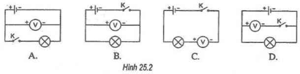 Giải SBT Vật lý 7: Bài 25. Hiệu điện thế – TopLoigiai (ảnh 4)