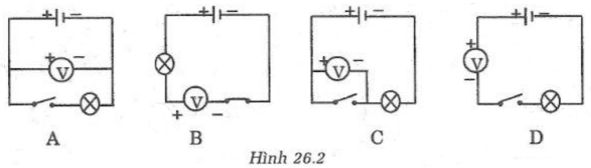 Giải SBT Vật lý 7: Bài 26. Hiệu điện thế giữa hai đầu dụng cụ điện – TopLoigiai (ảnh 3)