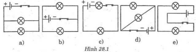 Giải SBT Vật lý 7: Bài 28. Thực hành. Đo cường độ dòng điện và hiệu điện thế đối với đoạn mạch song song – TopLoigiai (ảnh 2)