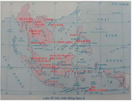 Giải Tập bản đồ Địa lý 8: Bài 15. Đặc điểm dân cư, xã hội Đông Nam Á - Toploigiai