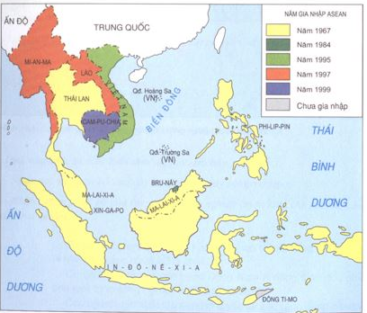 Bài 17. Hiệp hội các nước Đông Nam Á (ASEAN) - Toploigiai